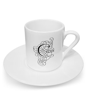 BK Gift Kişiye Özel Harfli Türk Kahvesi Fincanı (Model 2)