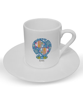 BK Gift Kişiye Özel Balık Burcu Türk Kahvesi Fincanı