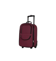 Laguna 00235 Bordo Kabin Boy Kumaş Valiz Renkli- Çiçeksepeti