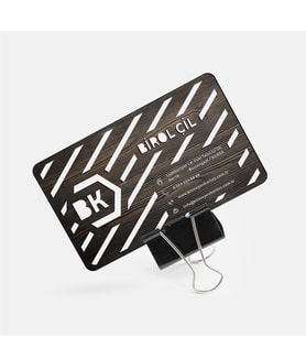 BK Gift Kişiye Özel Ahşap Kartvizit (Model 5-9) 50 ADET
