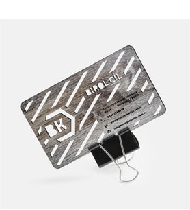 BK Gift Kişiye Özel Ahşap Kartvizit (Model 5-3) 50 ADET