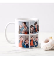 Babaya Hediyelik 9 Fotoğraflı Mesajlı Kolaj Kupa Baskı
