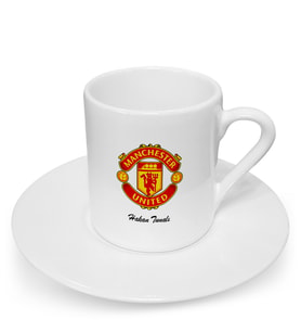 BK Gift Kişiye Özel Manchester United Türk Kahvesi Fincanı