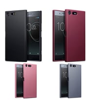 Sony Xperia Xz Premium Kılıf Mat Rubber Arka Kapak  + Temperli Cam Ekran Koruyucu Mix