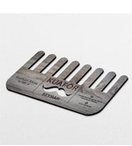 BK Gift Kişiye Özel Mesleki Kuaför & Erkek Kuaförü Ahşap Kartvizit (Model 2-5) 50 ADET