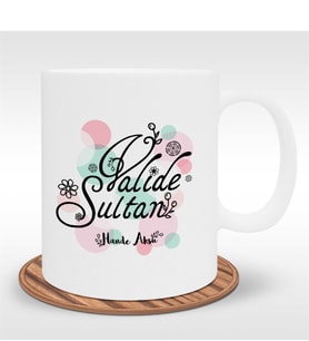 BK Gift Kişiye Özel Valide Sultan Tasarımlı Beyaz Kupa Bardak - 3