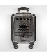 BK Gift Kişiye Özel Mesleki Turizm & Seyahat Ahşap Kartvizit (Model 2-7) 50 ADET