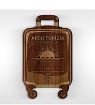 BK Gift Kişiye Özel Mesleki Turizm & Seyahat Ahşap Kartvizit (Model 2-3) 50 ADET