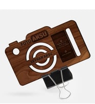 BK Gift Kişiye Özel Mesleki Fotoğraf Stüdyosu Ahşap Kartvizit (Model 2-3) 50 ADET