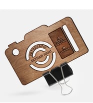 BK Gift Kişiye Özel Mesleki Fotoğrafçı Ahşap Kartvizit (Model 2-1) 50 ADET
