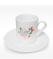 BK Gift Kişiye Özel Canım Annem Tasarımlı Türk Kahvesi Fincanı - 13