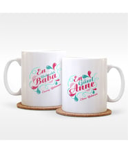 BK Gift Kişiye Özel İkili Anne & Baba Beyaz Kupa Bardak Takımı - 4