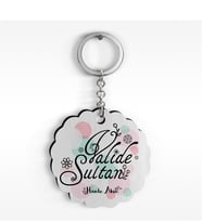 BK Gift Kişiye Özel Valide Sultan Tasarımlı Ahşap Anahtarlık - 3