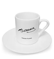 BK Gift Kişiye Özel Atatürk İmzalı Türk Kahvesi Fincanı