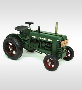 BK Gift Kişiye Özel Antika Büyük Boy Metal Traktör
