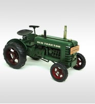 BK Gift Kişiye Özel Antika Büyük Boy Metal Traktör