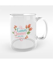BK Gift Kişiye Özel Canım Annem Tasarımlı Cam Kupa Bardak - 13