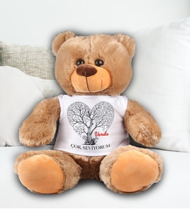 Kişiye Özel Çok Seviyorum Temalı Peluş Ayıcık 40 Cm 81952 81952