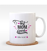 BK Gift Kişiye Özel En İyi Anne Tasarımlı Beyaz Kupa Bardak - 6