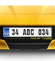 BK Gift Kişiye Özel Plakalık
