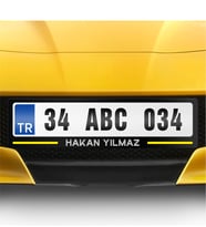 BK Gift Kişiye Özel Plakalık - 1