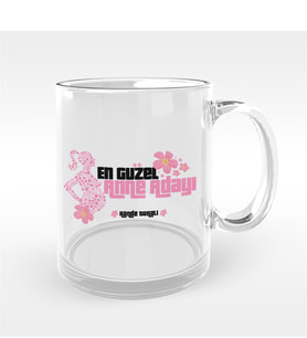 BK Gift Kişiye Özel En Güzel Anne Adayı Tasarımlı Cam Kupa Bardak - 3