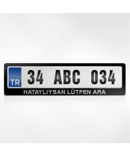 BK Gift Kişiye Özel Hataylıysan Lütfen Ara Yazılı Plakalık