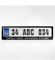 BK Gift Kişiye Özel Hatalıysam Aramızda Kalsın Yazılı Plakalık