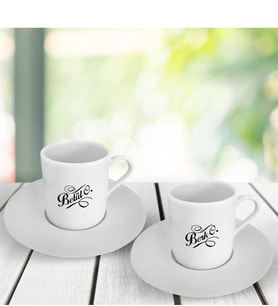 BK Gift Kişiye Özel İkili Türk Kahvesi Fincanı Takımı- 5