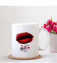 BK Gift Kişiye Özel Öpücüklü Beyaz Kupa Bardak - 7