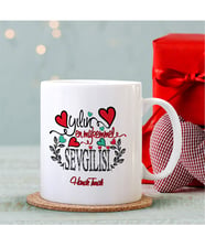 BK Gift Kişiye Özel Yılın En Mükemmel Sevgilisi Beyaz Kupa Bardak