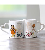 BK Gift Kişiye Özel İkili Sevgili Kupası (Aşk Kupası) - 40