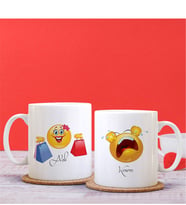 BK Gift Kişiye Özel İkili Emoji Sevgili Kupası - 14