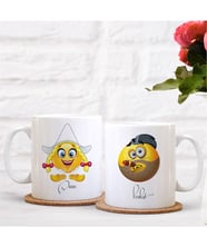 BK Gift Kişiye Özel İkili Emoji Sevgili Kupası - 12