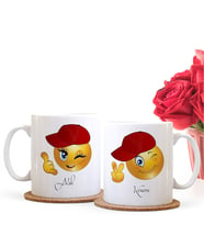 BK Gift Kişiye Özel İkili Emoji Sevgili Kupası - 3
