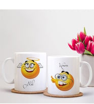 BK Gift Kişiye Özel İkili Emoji Sevgili Kupası - 1