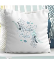 BK Gift Kişiye Özel İsimli Beyaz Yastık - 2