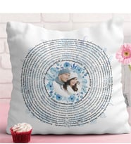 BK Gift Kişiye Özel 100 Dilde Seni Seviyorum Beyaz Yastık - 3