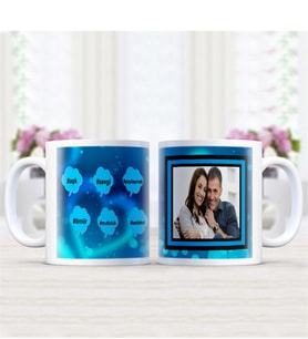 BK Gift Kişiye Özel Hashtag Beyaz Kupa Bardak - 7