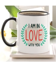 BK Gift Kişiye Özel Sana Aşığım Siyah Kupa Bardak