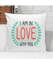 BK Gift Kişiye Özel Sana Aşığım Beyaz Yastık