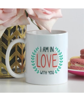 BK Gift Kişiye Özel Sana Aşığım Beyaz Kupa Bardak