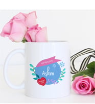 BK Gift Kişiye Özel Hep Mutlu Kal Aşkım Beyaz Kupa Bardak