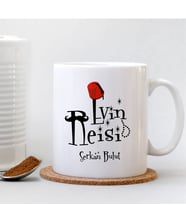 BK Gift Kişiye Özel İsimli Evin Reisi Beyaz Kupa Bardak