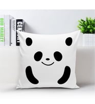 BK Gift Kişiye Özel Bay Panda Beyaz Yastık