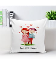 BK Gift Kişiye Özel ''Seviyooo'' Beyaz Yastık