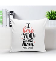 BK Gift Kişiye Özel Seni Her Şeyden Fazla Seviyorum Beyaz Yastık
