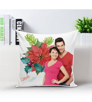 BK Gift Kişiye Özel Beyaz Kare Yastık  - 014