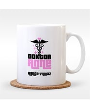 BK Gift Kişiye Özel Doktor Anne Beyaz Kupa Bardak - 3