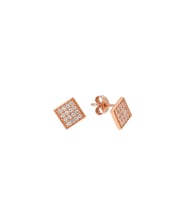 Gümüş Geometrik Küpe EG0436